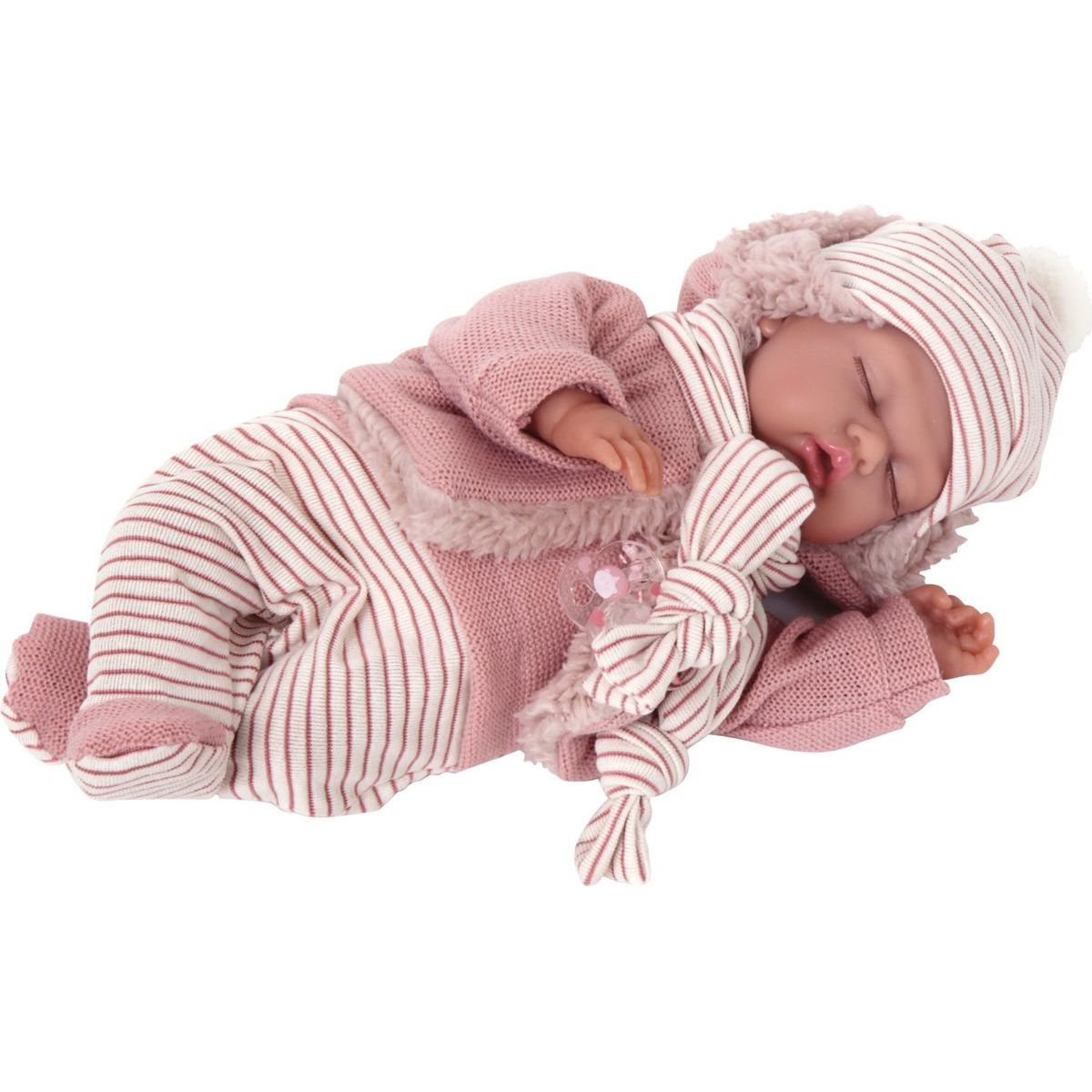 Antonio Juan 1787 Luni spící realistická panenka miminko se speciální pohybovou funkcí a měkkým látkovým tělem 29 cm