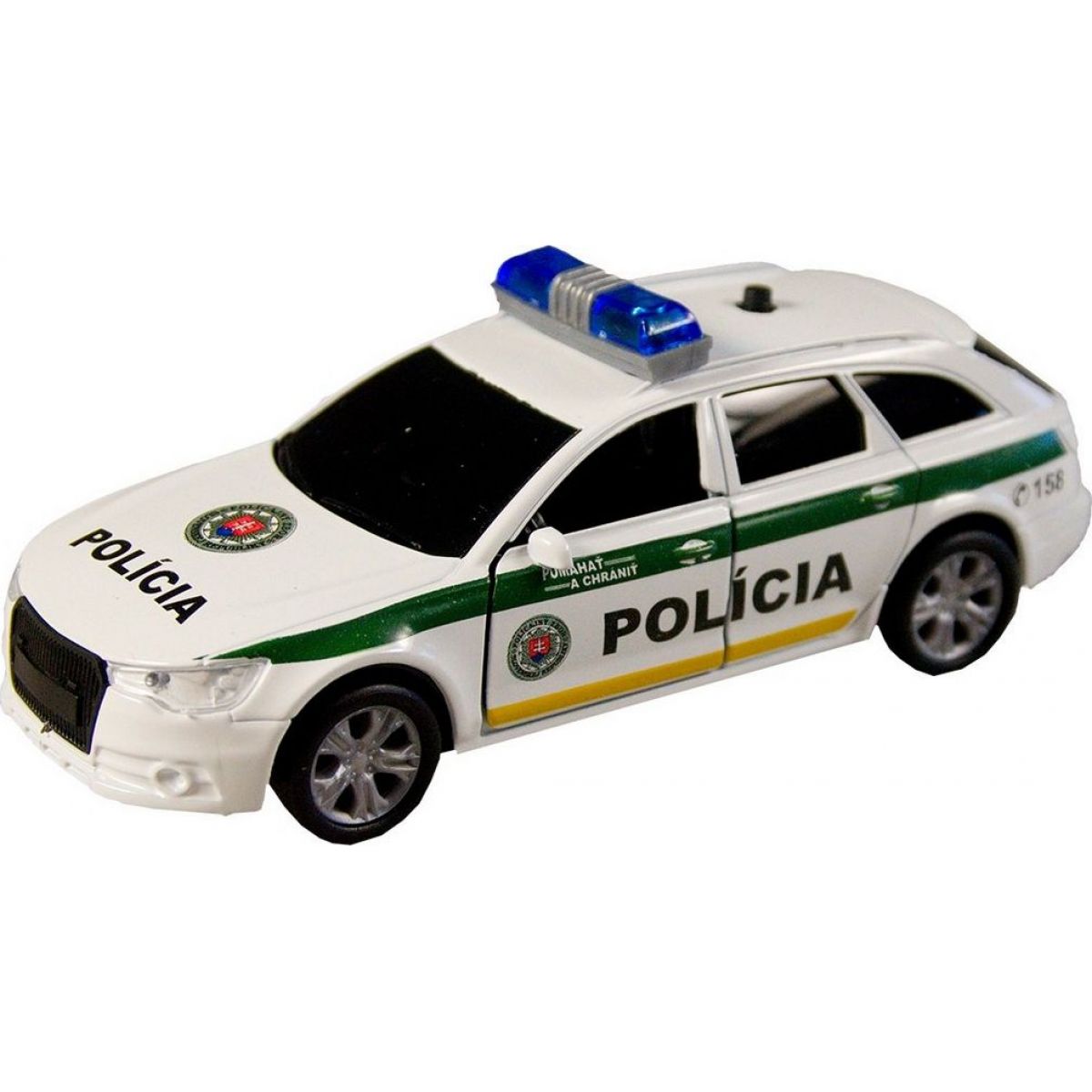 Levně Made Auto City Collection SK 11 cm pullback Polícia