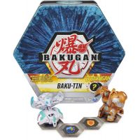 Bakugan Plechový Box s exkluzivním Bakuganem S3 modrý