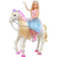Barbie princezná a kôň so svetlami a zvukmi