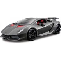 Bburago 1:24 Lamborghini Sesto Elemento Metallic Grey