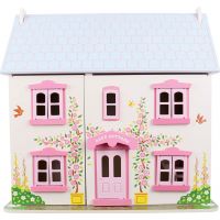 Bigjigs Toys Ružový domček pre bábiky