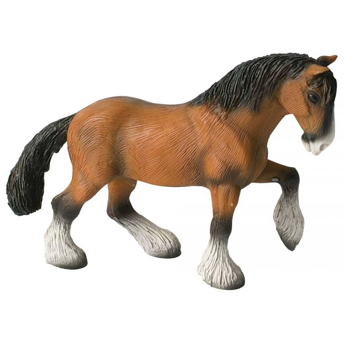PVC-frei detailgetreu Spielfigur tolles Geschenk für Kinder zum fantasievollen Spielen 8,2 cm Pferd ca ideal als Torten-Figur Bullyland 62676 Lewitzer Stute