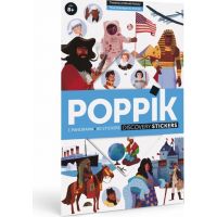 Poppik Samolepkový plagát vzdelávací Časová os histórie
