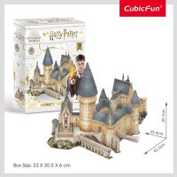 CubicFun Puzzle 3D Harry Potter Rokfort ™ Veľká sieň 185 dielikov 3