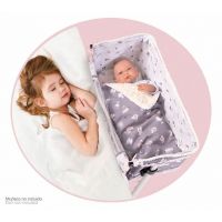 DeCuevas Novorodenecká postieľka pre bábiky s doplnkami Sky 2020 3