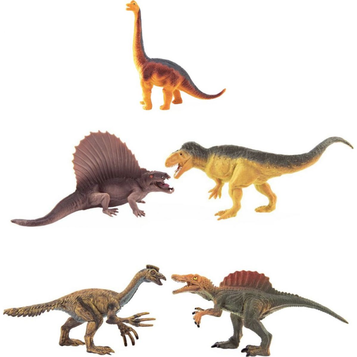 Dinosaurus plastový 16-18cm 5ks