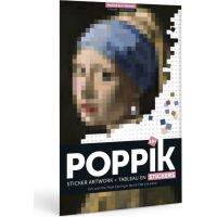 Poppik Samolepkový plagát Dievča s perlovými náušnicami