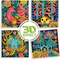 Djeco Fantastický les 3D efekt 3