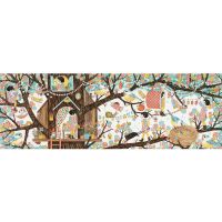 Djeco Puzzle obrazové Domček na strome 200 dielikov