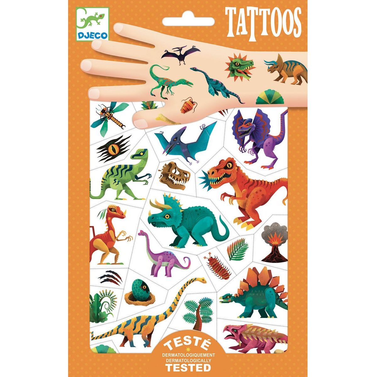 Djeco Tetovanie Svet dinosaurov