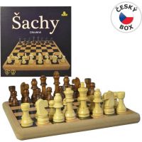 Made Dřevěné šachy 21 x 21 cm