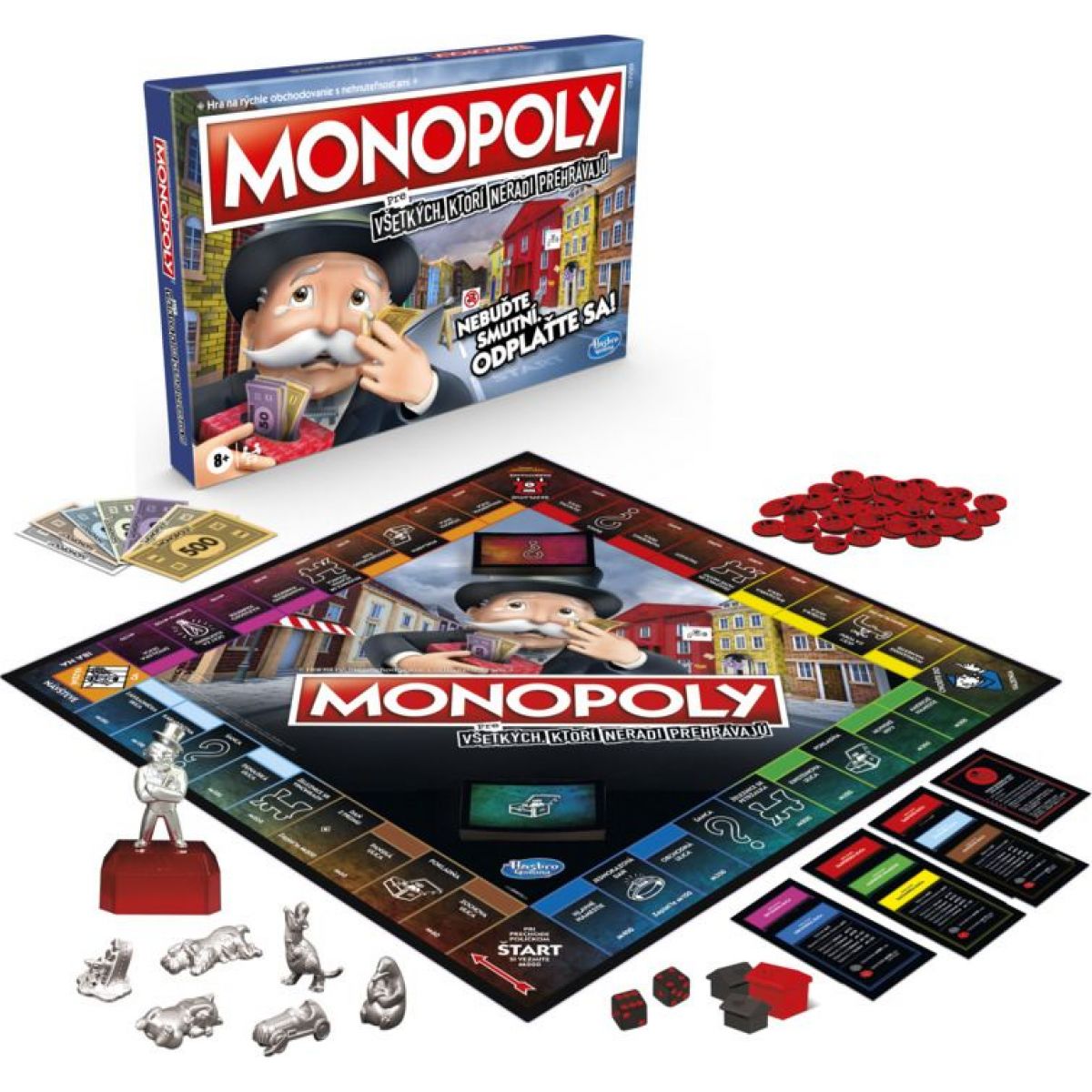 Hasbro Monopoly pro všechny, kdo neradi prohrávají SK verzia