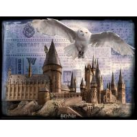 HM Studio 3D Puzzle Harry Potter Bradavice a Hedvika 300 dielikov