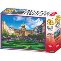 HM Studio 3D puzzle Praha Národní Muzeum 1000 ks