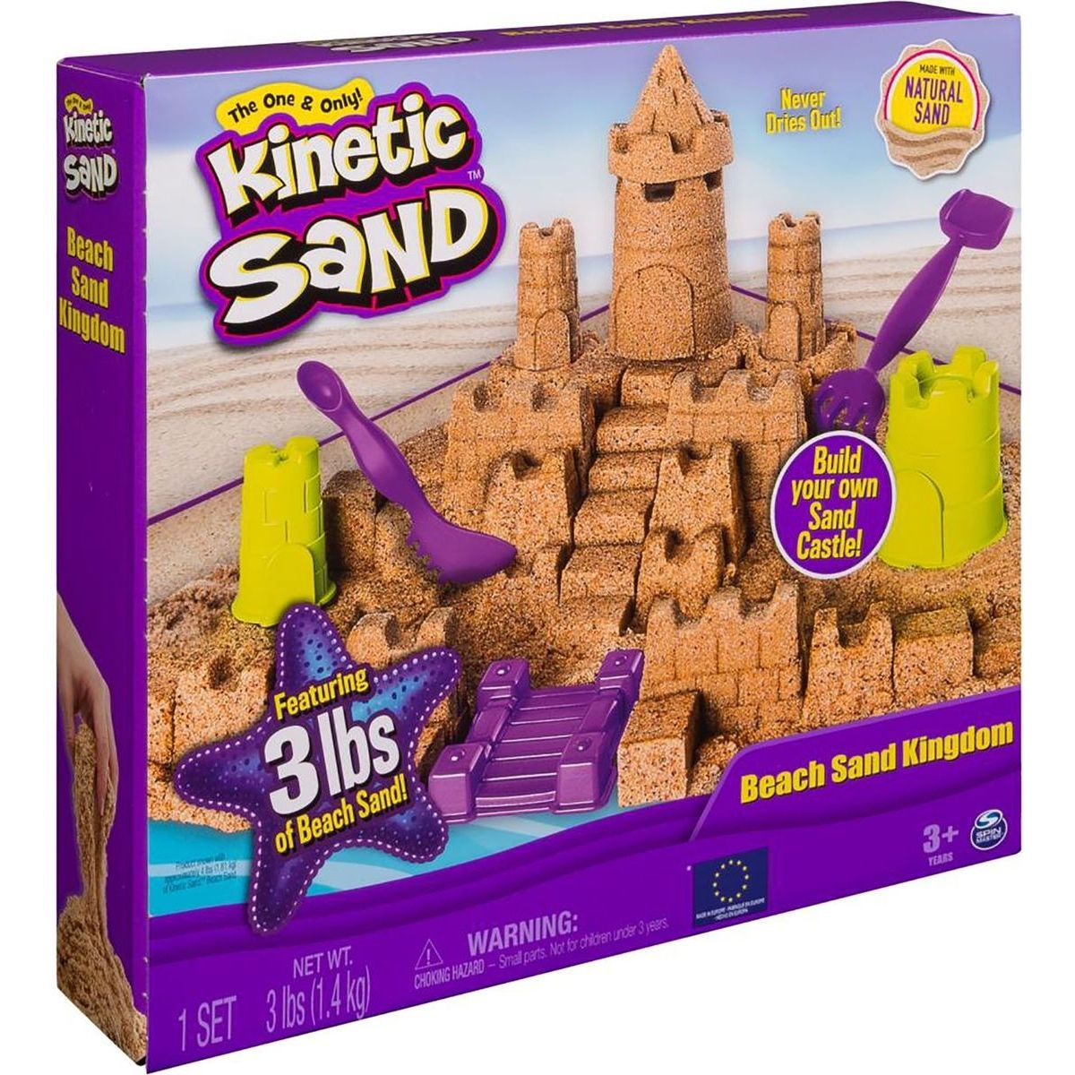 Kinetic Sand veľký piesočný hrad - Poškodený obal