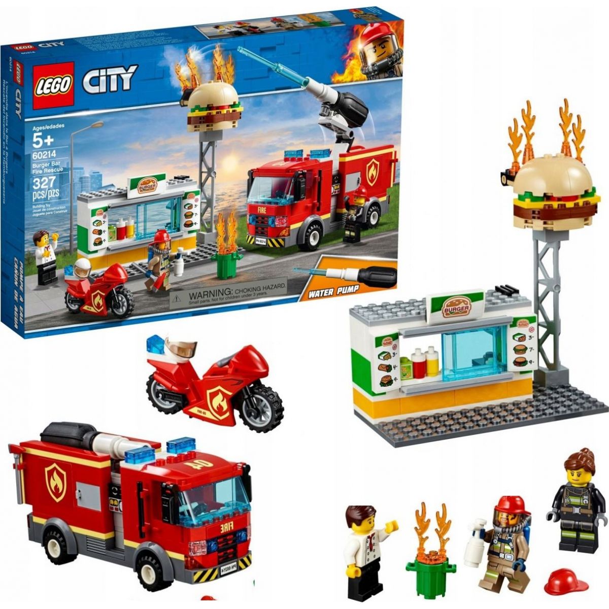 LEGO® City 60214 Záchrana burgrárne