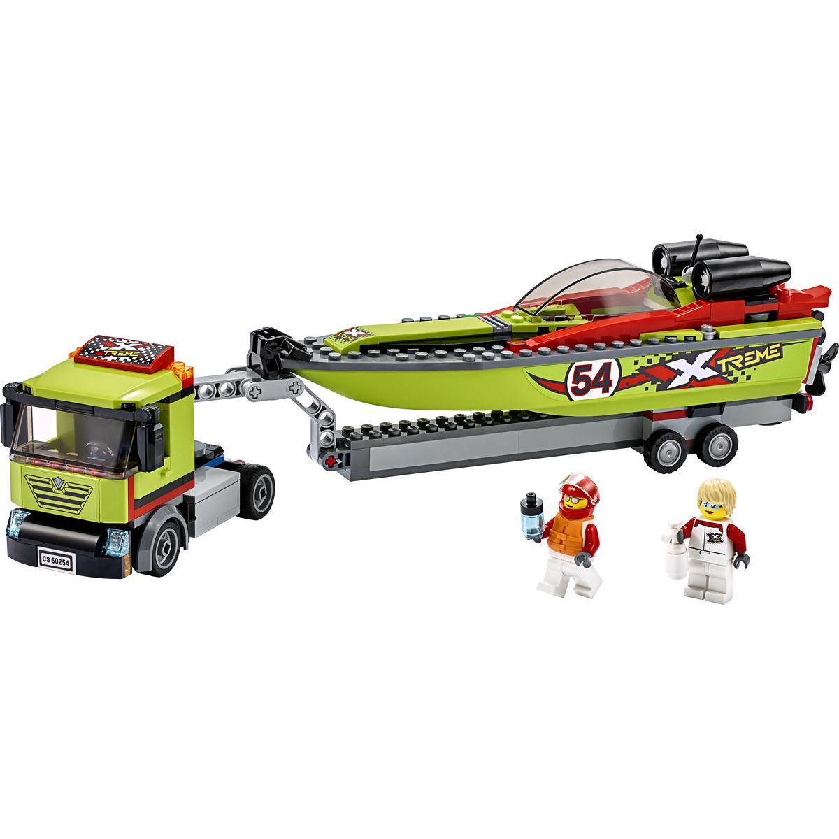 LEGO City 60254 Preprava pretekárskeho člnu - Poškodený obal