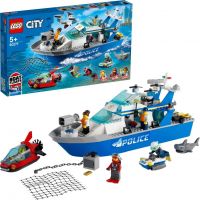 LEGO® City 60277 Policajná hliadková loď