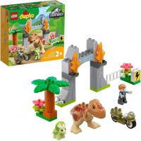 LEGO® DUPLO® Jurassic World ™ 10939 T-rex a Triceratops na úteku