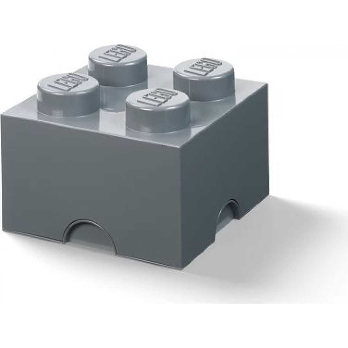 LEGO® Úložný box 25 x 25 x 18 cm tmavo šedý