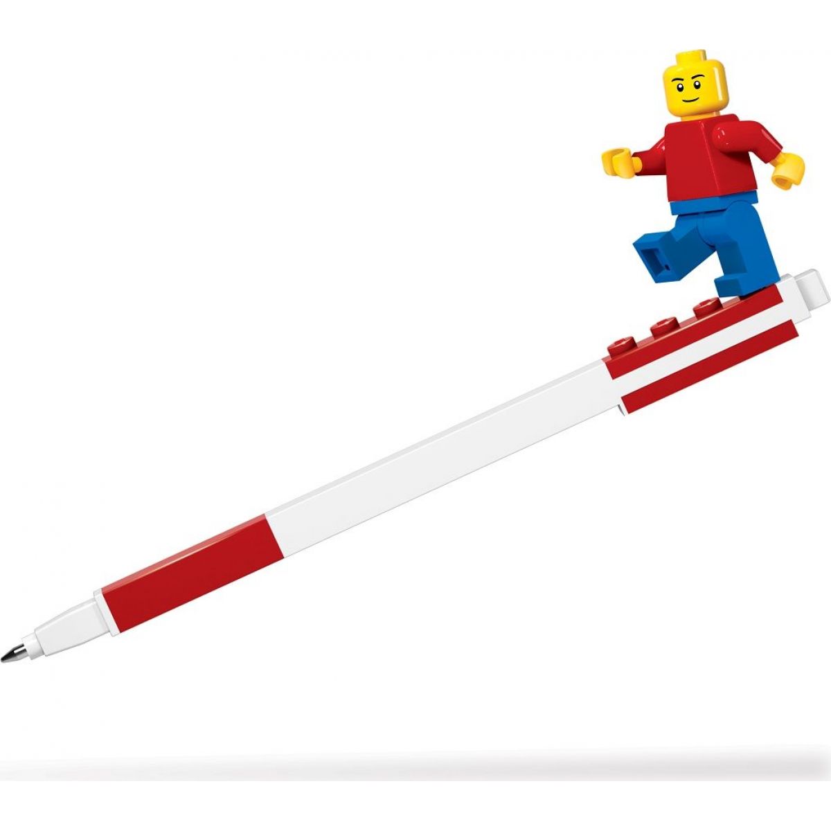 LEGO® Gélové pero s minifigúrky červené 1 ks