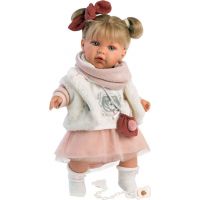 Llorens 42402 Julia realistická bábika so zvukmi a mäkkým látkový telom 42 cm