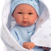 Llorens bábika New Born chlapček v modrej čiapke - Poškodený obal 3