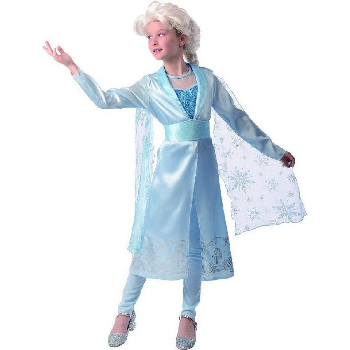 Made Detský kostým Princezná v modrom 110 - 120 cm