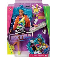 Mattel Barbie extra s modrým afro účesom 2