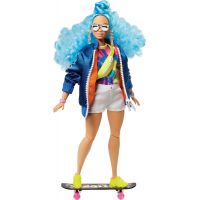 Mattel Barbie extra s modrým afro účesom