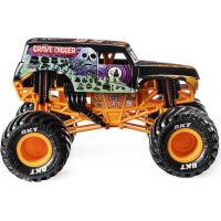 Monster Jam Sběratelská Die-Cast auta 1:24 Grave Digger oranžová konstrukce
