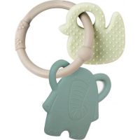 Nattou Kousátko silikonové Lapidou sloník zelený