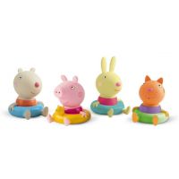 TM Toys Peppa Pig figurky do koupele 4 ks kamarádi
