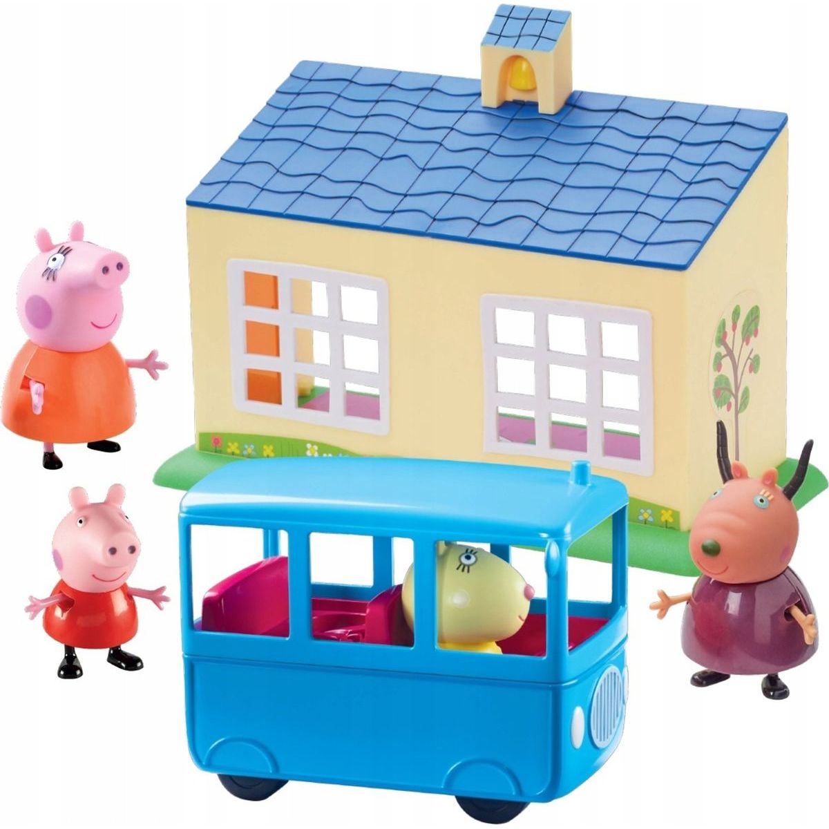Peppa Pig Škola a školský autobus hrací set