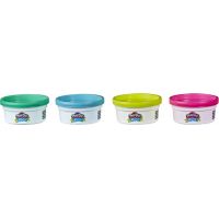 Play-Doh Elastix zeleno-modro-žluto-růžová