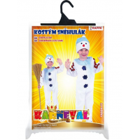 Rappa Detský kostým snehuliak s čiapkou 110 - 116 cm 5
