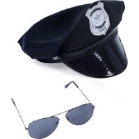 Rappa Sada Policajná čiapka s okuliarmi pre dospievajúcich