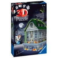 Ravensburger 3D Puzzle Strašidelný dům Noční edice 216 dílků 2