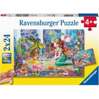 Ravensburger Puzzle Mořské víly 2 x 24 dílků