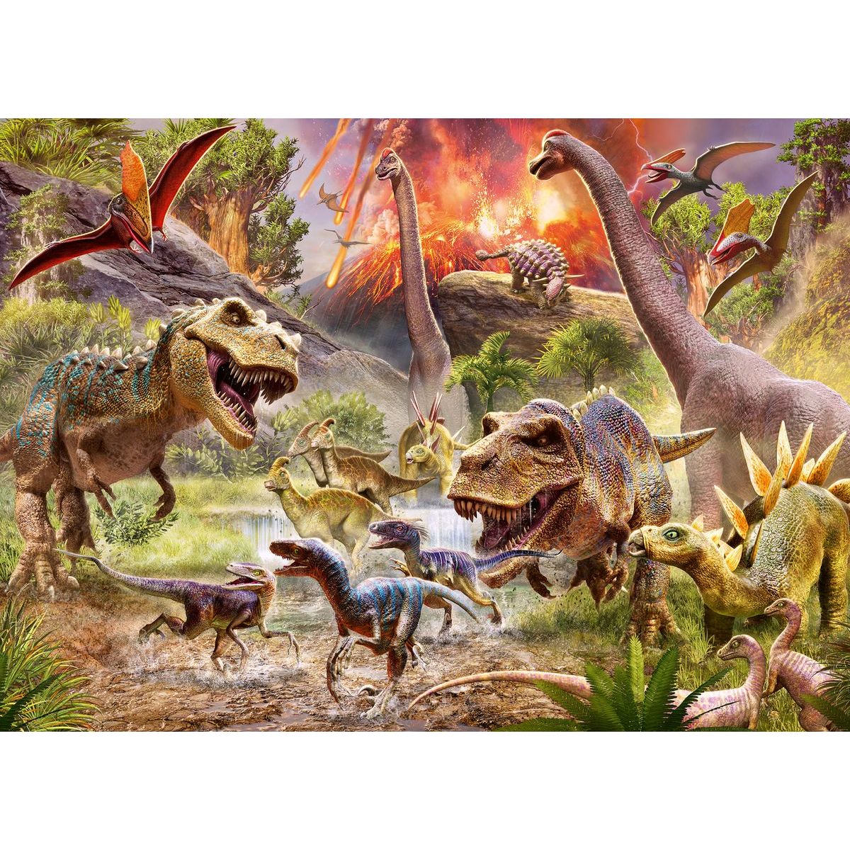 Ravensburger Puzzle 051649 Dinosaurus 60 dílků