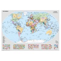 Ravensburger Puzzle Politická mapa světa s vlajkami 1000 dílků