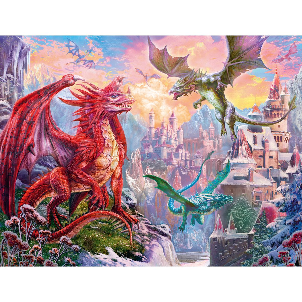 Ravensburger Puzzle Mystický drak 2000 dielikov