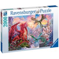 Ravensburger Puzzle Mystický drak 2000 dielikov 2