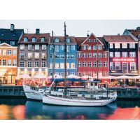 Ravensburger Puzzle Skandinávie Dánsko Kodaň 1000 dílků