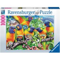 Ravensburger Puzzle Zem papagájov 1000 dielikov 2