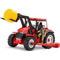 Revell Junior Kit traktor s figurkou 1:20 červený