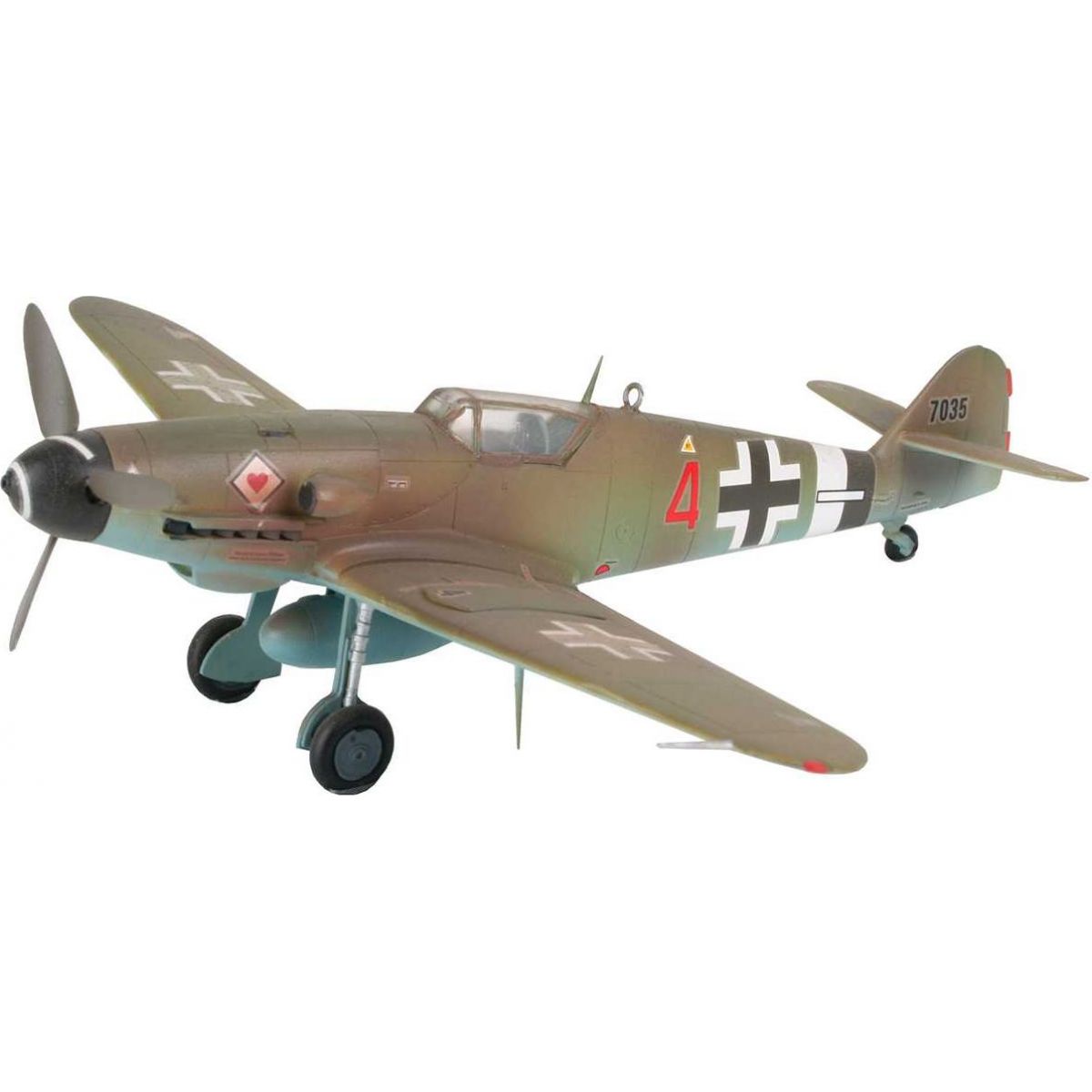 Revell ModelSet letadlo 64160 Messerschmitt Bf 109 G-10 1:72