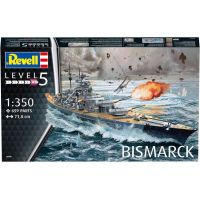 Revell Plastic ModelKit loď Battleship Bismarck 1: 350