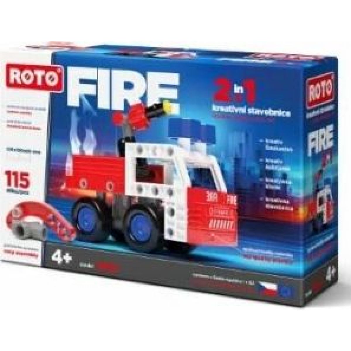 Roto 2v1 14016 Fire 115 dílků
